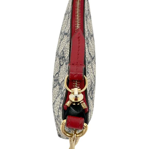 GUCCI Chain Wristlet Mini Bag GG Coated Canvas - Picture 15 of 15